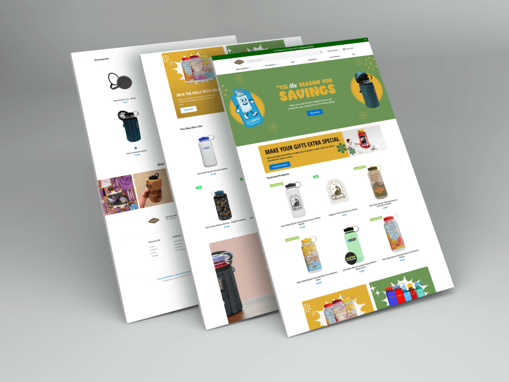Nalgene – Eco-Friendly Sustainable Water Bottle Website 2 Nalgene – Sustainable Water Bottle Website