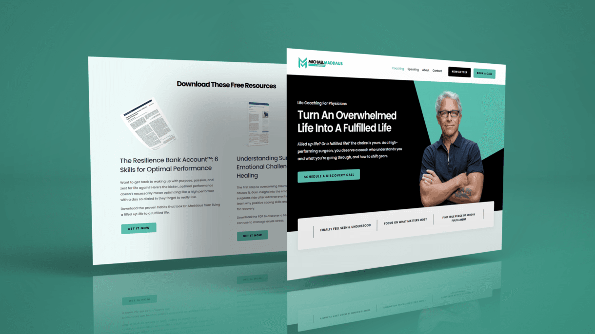 Web Page PSD Mockup