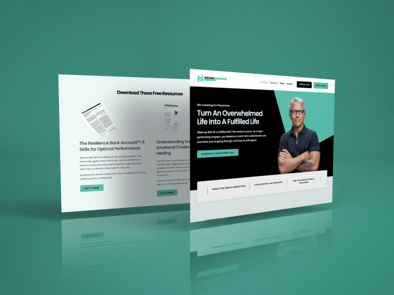 Web Page PSD Mockup