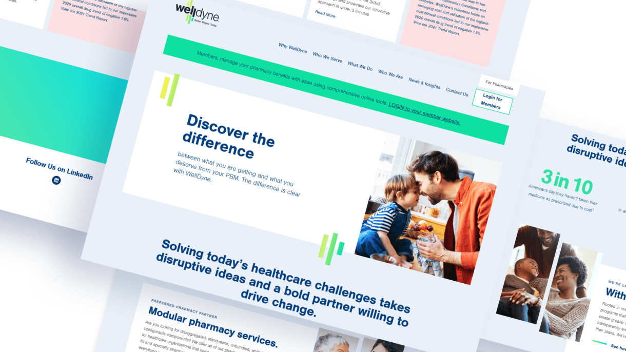 website mockup